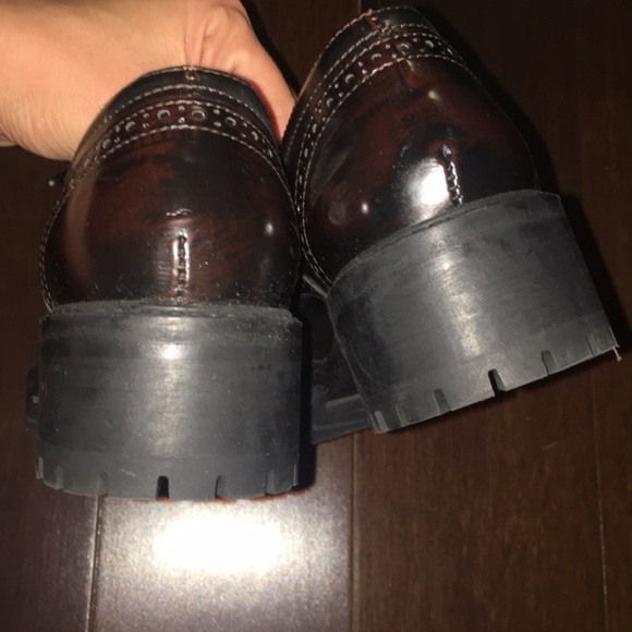 ❤️Sale❤️Zara Track Sole Bluchers, lace up shoes - Picture 6 of 8